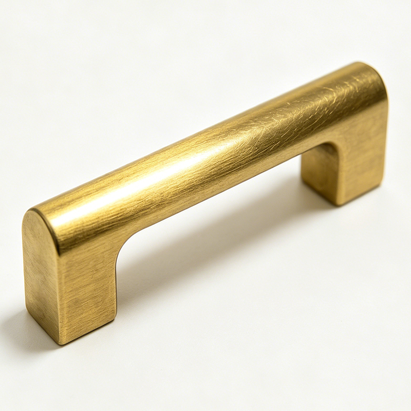 Cabinet Handle Pull - カスタム真鍮製ローレット加工ドアハンドルCNC機械加工高級キャビネット引き出し真鍮製プル金具部品