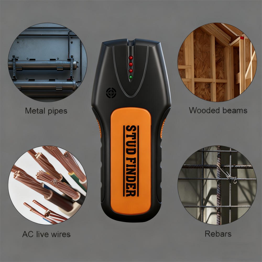 Stud Finder Magnetic - ハンドヘルド金属探知機多機能スタッドウッドファインダー電子測定器電子壁探知機ファインダー