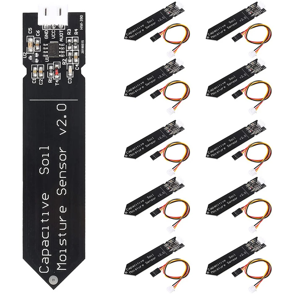 Stud Finder Magnetic - 容量性土壌水分センサー耐食性 Arduino 水分検出庭の水やり DIY