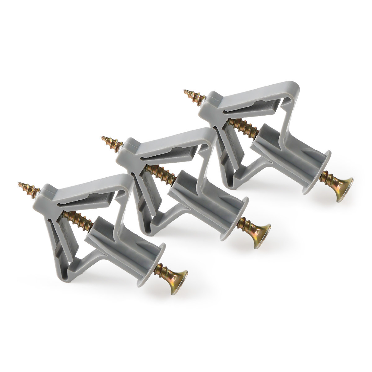 100個入り ドライウォールアンカーキット 中空壁用アンカー - Drywall Anchor Screw のレビューと価格