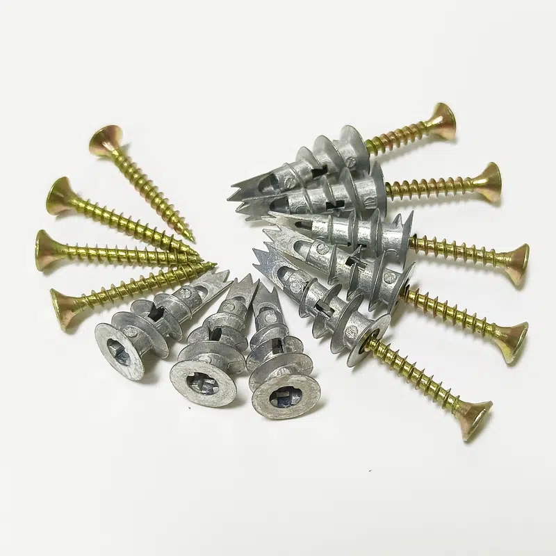 10個入り亜鉛製セルフドリリング乾式壁用アンカースクリューキ - Drywall Anchor Screw のレビューと価格