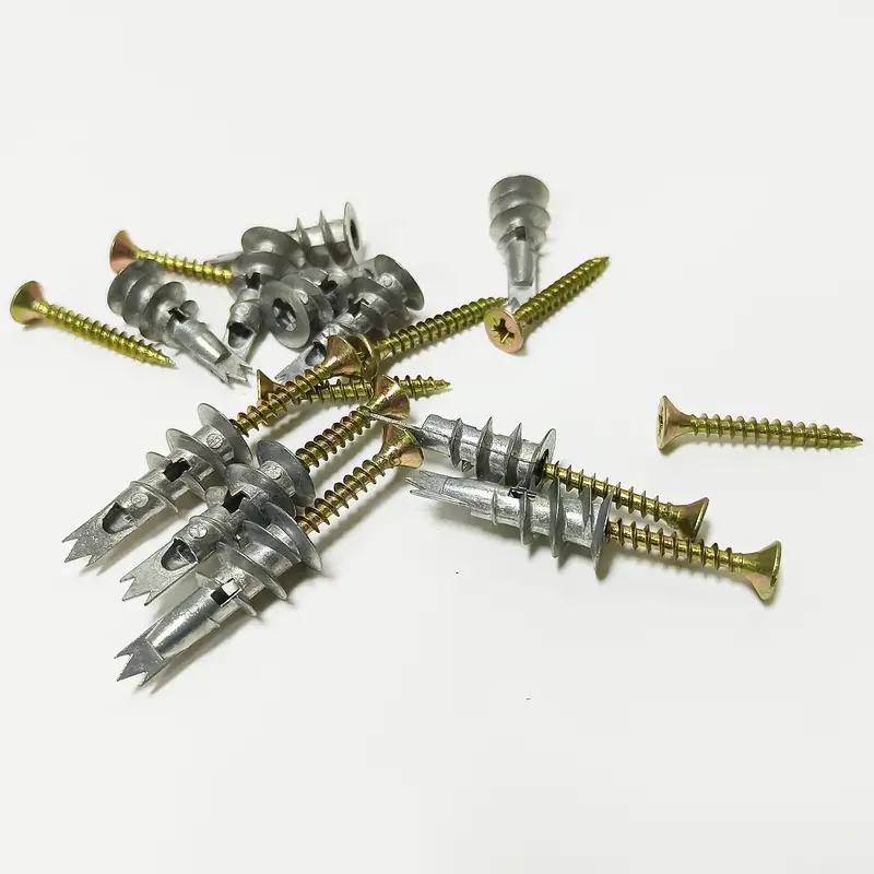 10個入り亜鉛製セルフドリリング乾式壁用アンカースクリューキ - Drywall Anchor Screw のレビューと価格
