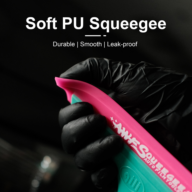 自動車用スクイジー、21cm超ソフトタープスクレーパー、車の - Window Insulation Film のレビューと価格