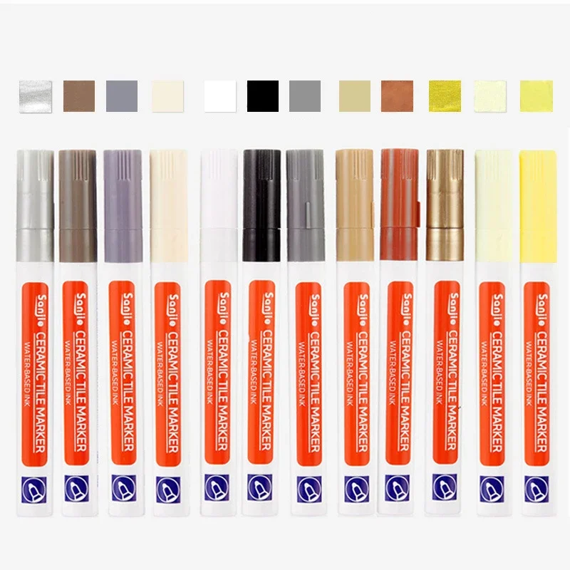 12 色白防水タイルマーカーグラウトペン壁の継ぎ目ペンタイル - Tile Grout Repair のレビューと価格