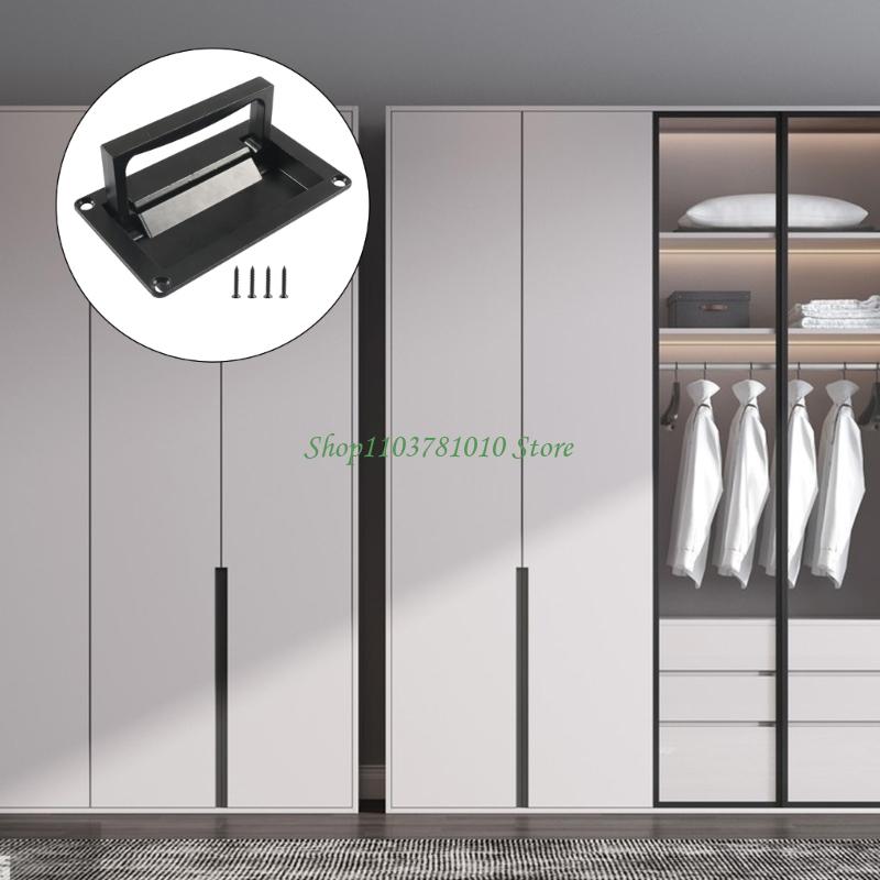 U55D ドア隠しハンドルスロットバックル家具ハンドルワード - Cabinet Handle Pull のレビューと価格