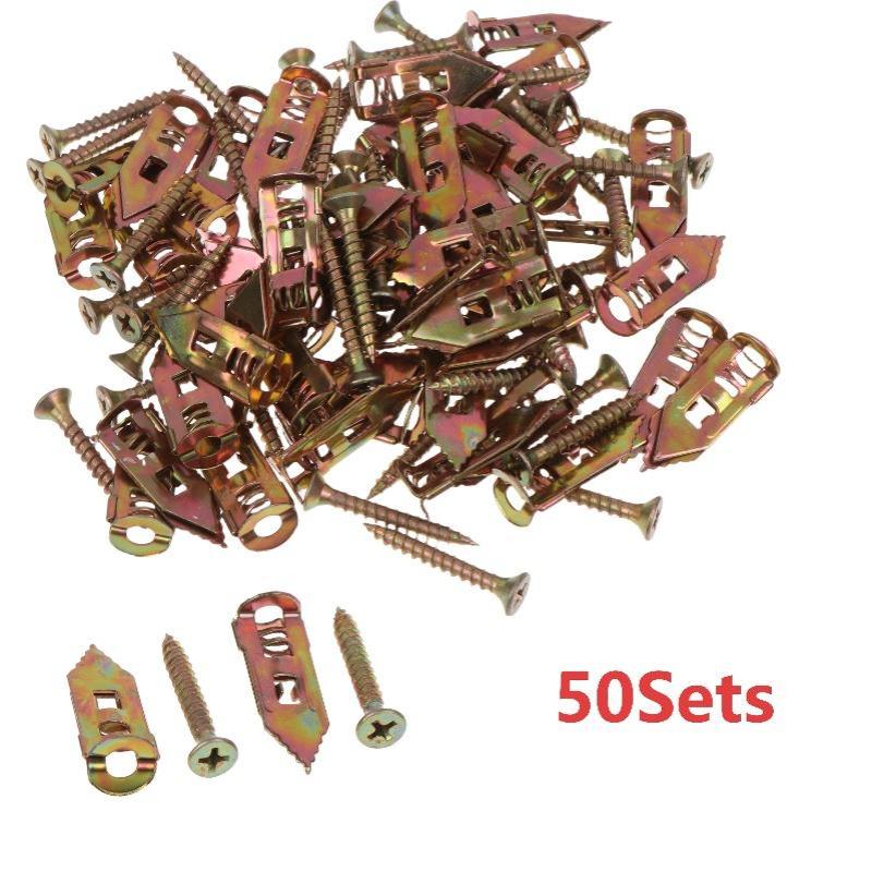 50個入りセルフタッピング乾式壁アンカーキット、耐腐食性、拡 - Drywall Anchor Screw のレビューと価格
