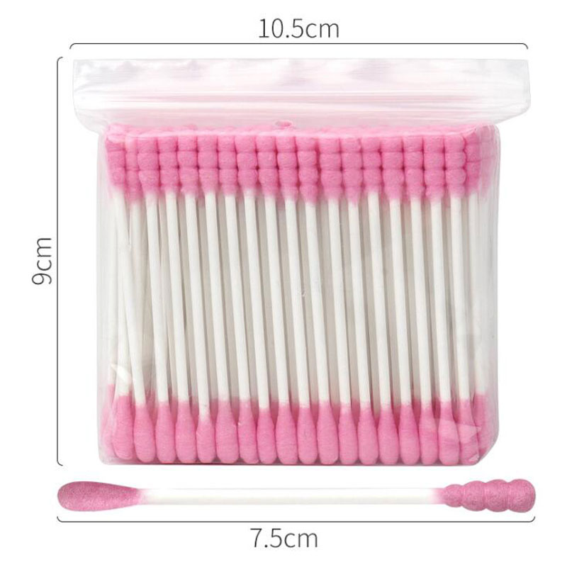 2つのヘッドを備えた使い捨て綿棒,100個,木製ハンドル,メ - Wood Filler Stick のレビューと価格