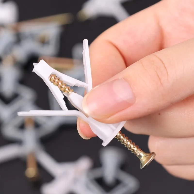 20-200個入り 飛行機型拡張プラグ ドライウォールアンカ - Drywall Anchor Screw のレビューと価格