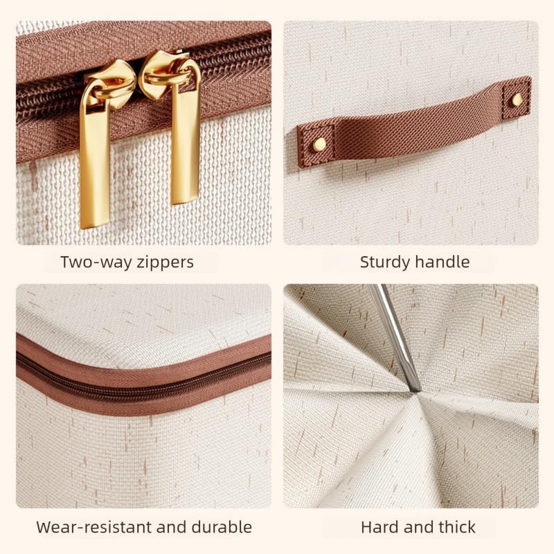 蓋付き収納ビン、ファブリック収納オーガナイザーボックス、ハン - Cabinet Handle Pull のレビューと価格