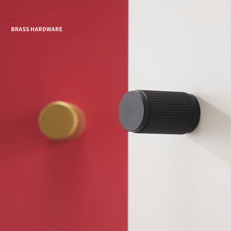 Beicai真鍮製家具ハンドル モダンストライプ プレート付 - Cabinet Handle Pull のレビューと価格