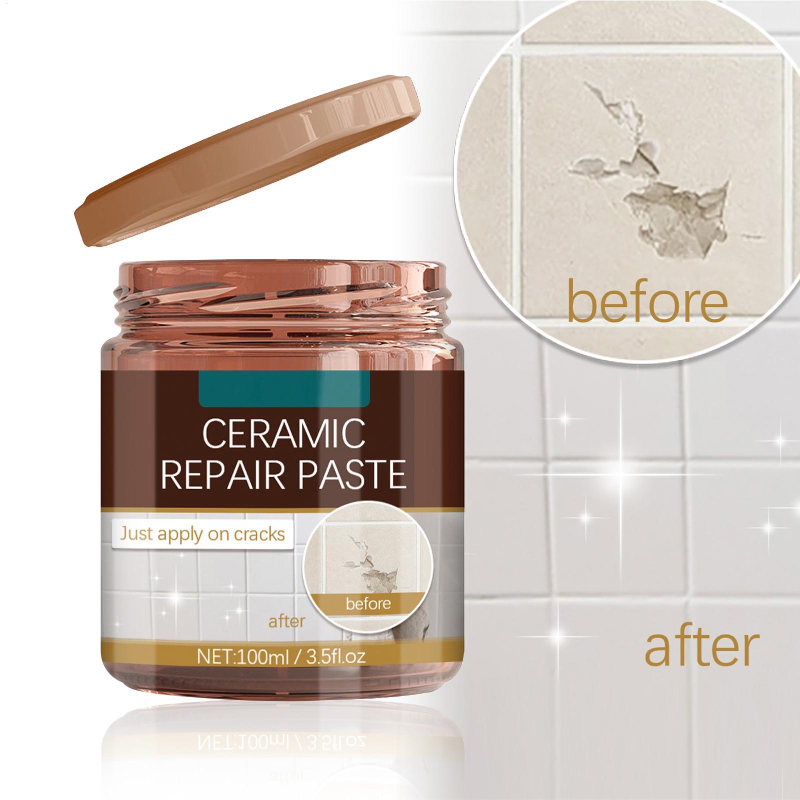 浴槽のひび割れ補修ペーストキット エナメル磁器グラスファイバ - Tile Grout Repair のレビューと価格