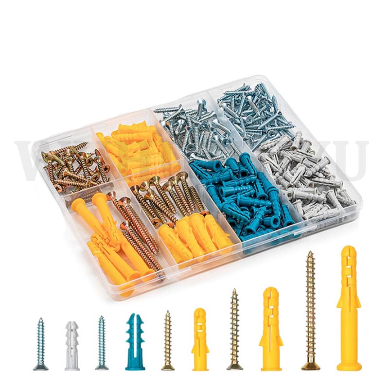 ドライウォールアンカーとネジ詰め合わせキット ドライウォール - Drywall Anchor Screw のレビューと価格
