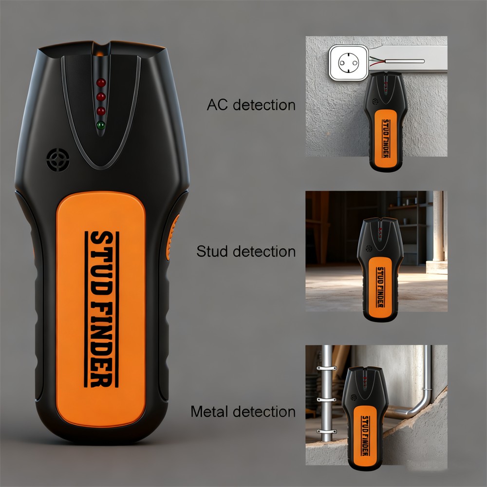 ハンドヘルド金属探知機多機能スタッドウッドファインダー電子測 - Stud Finder Magnetic のレビューと価格