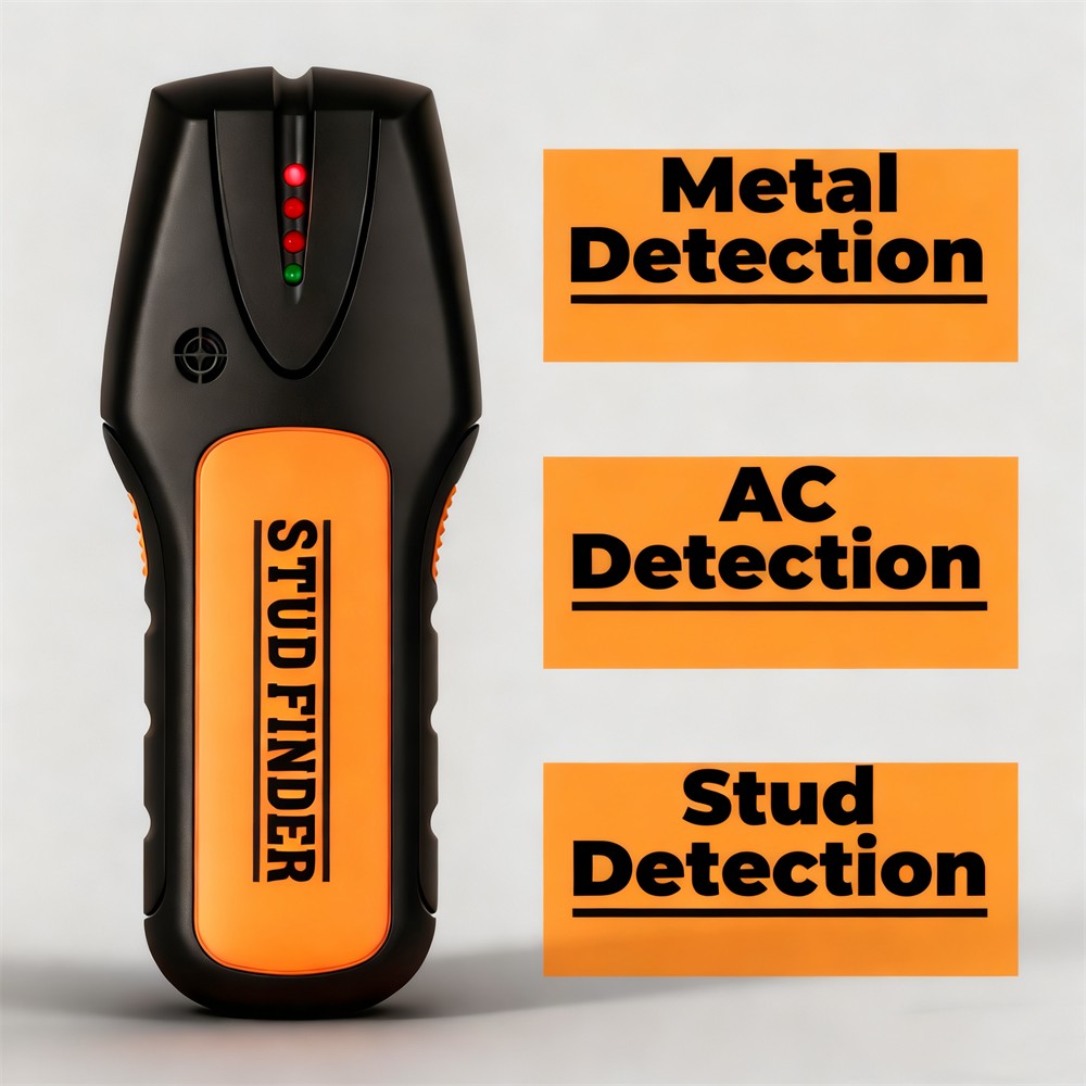 ハンドヘルド金属探知機多機能スタッドウッドファインダー電子測 - Stud Finder Magnetic のレビューと価格