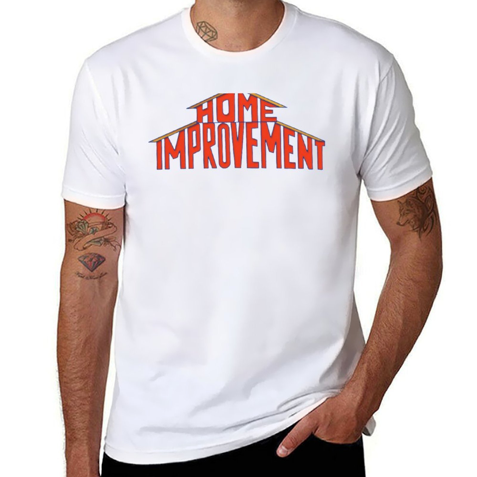 ホームセンターロゴ 90 年代 Tシャツ tシャツマンデザイ - Home Improvement Logo Design のレビューと価格