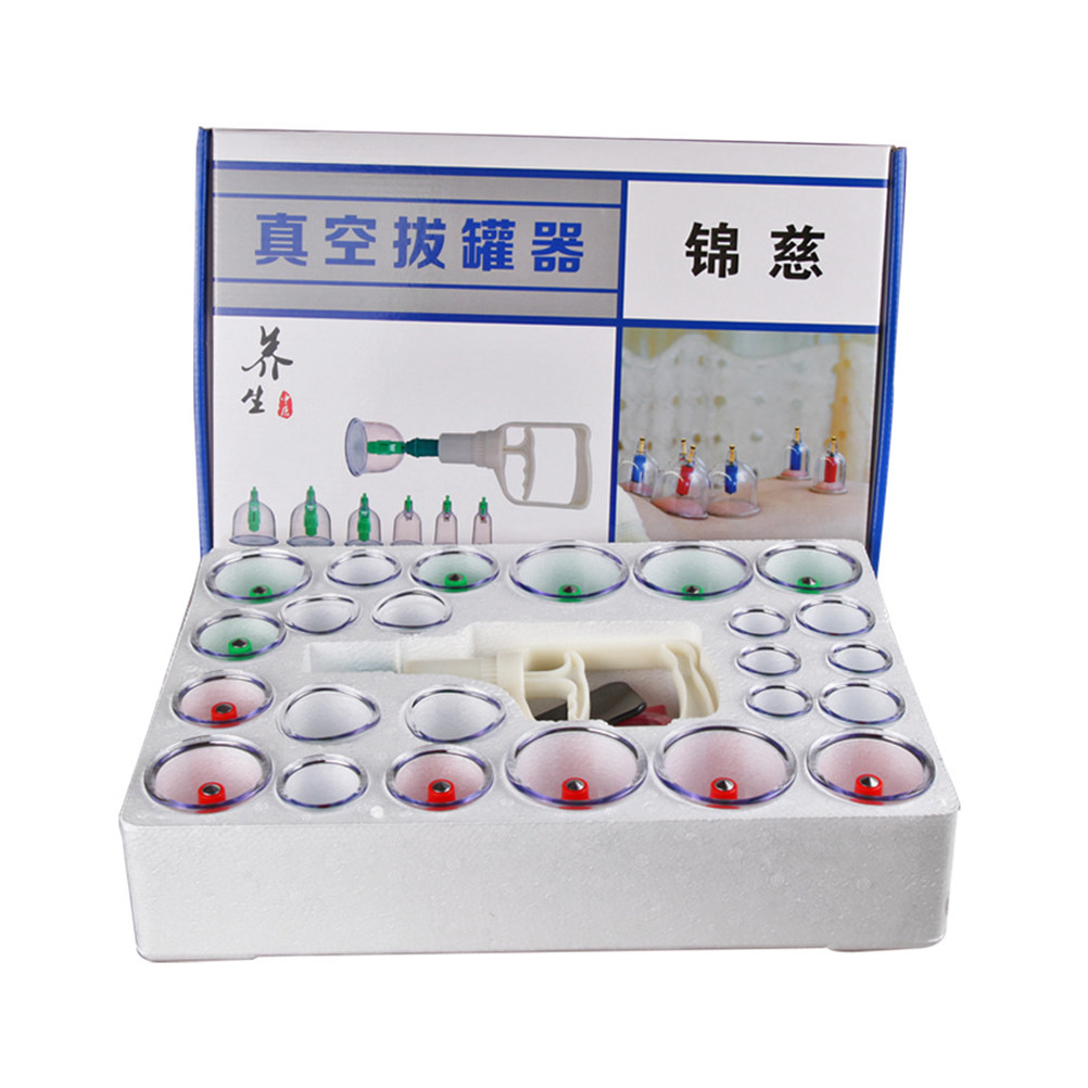 24個の真空カッピングカップキット家庭用理学療法機器背中マッ - Home Improvement Kit のレビューと価格