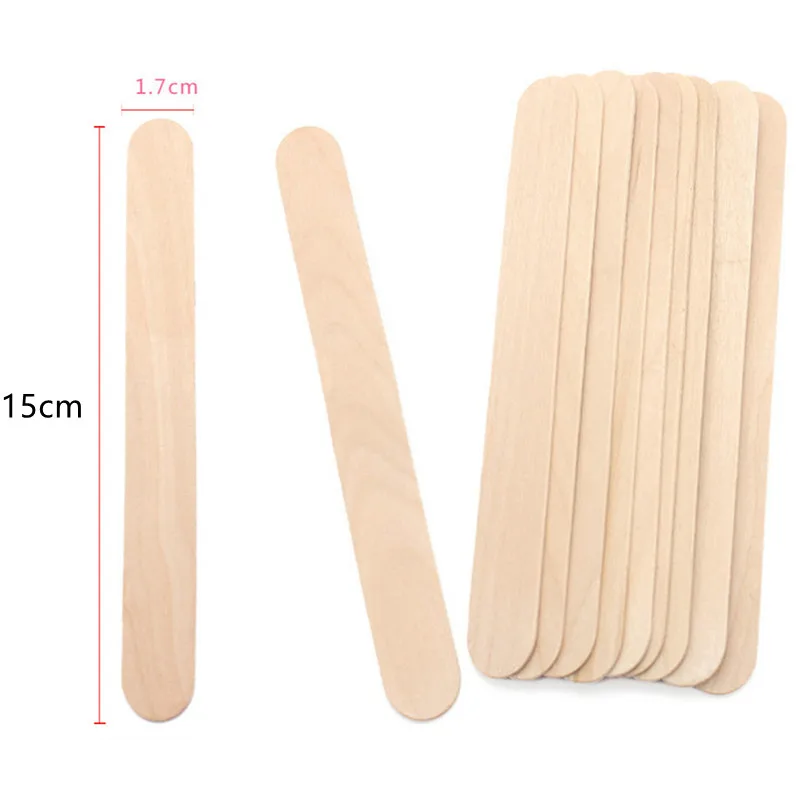 10 ピース/セット木製ボディ脱毛スティックワックスワックス - Wood Filler Stick のレビューと価格