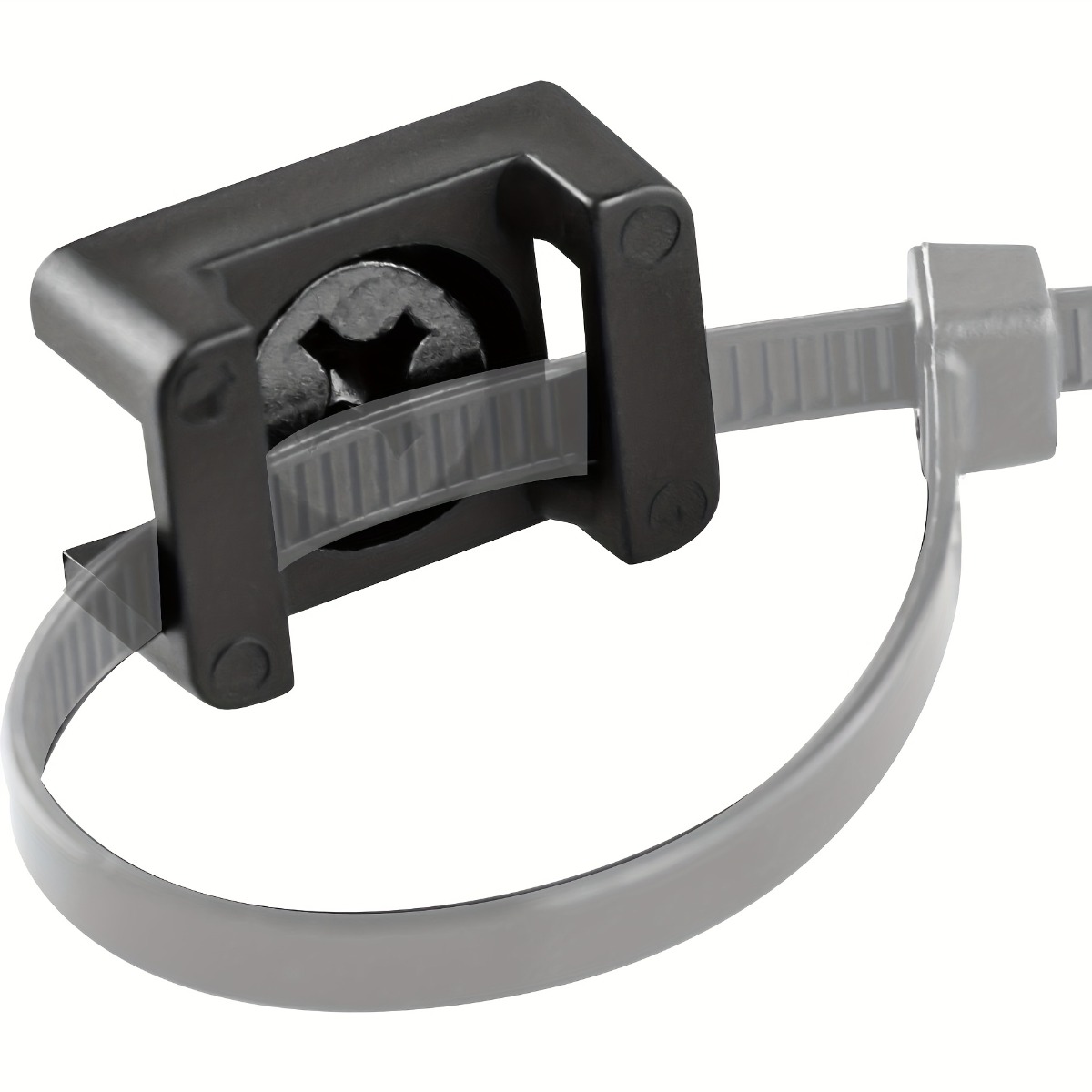 100セット ケーブルタイマウント ネジ付き スリム 0.6 - Drywall Anchor Screw のレビューと価格