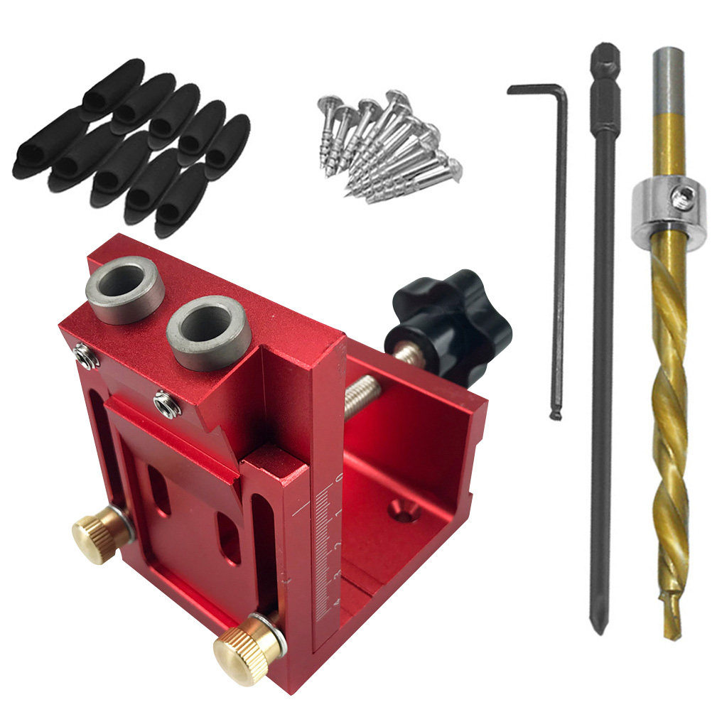15度ポケットホールジグ ポータブルドリルガイド 木工ツール - Home Improvement Kit のレビューと価格