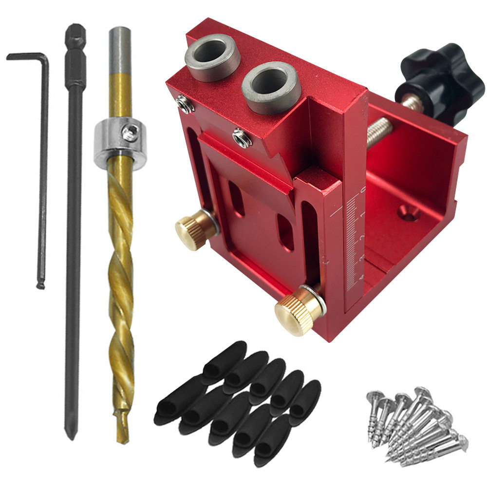 15度ポケットホールジグ ポータブルドリルガイド 木工ツール - Home Improvement Kit のレビューと価格