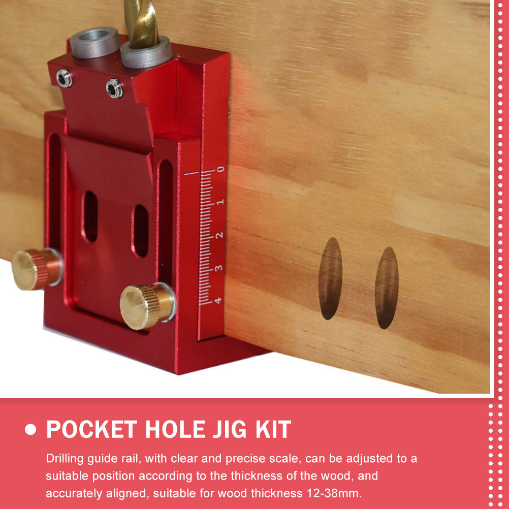 15度ポケットホールジグ ポータブルドリルガイド 木工ツール - Home Improvement Kit のレビューと価格